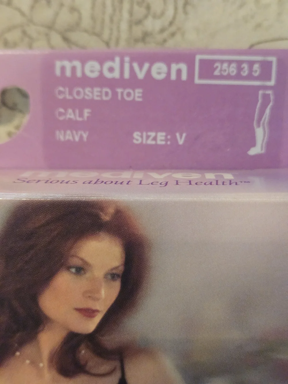 mediven PLUS Hosiery Compression Stockings - 1 Pr Beige 1 Pr Navy